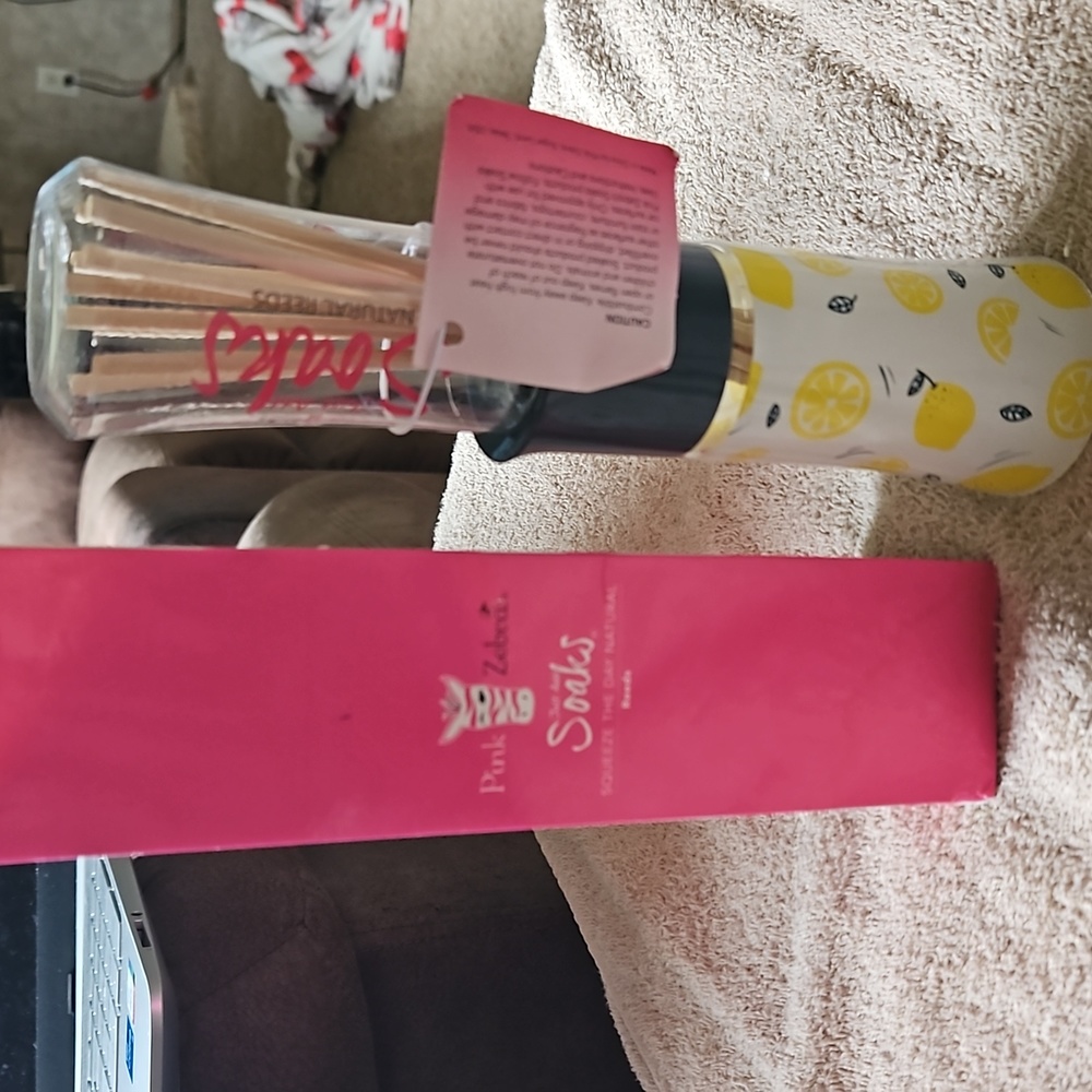 Pink Zebra Just Add Soaks Fragrance Diffuser Squeeze the Day Natural